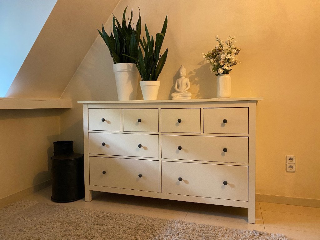 Ikea dressoirs Hemnes wit (2 stuks), 150 à 200 cm, Landelijk, Enlèvement, Utilisé