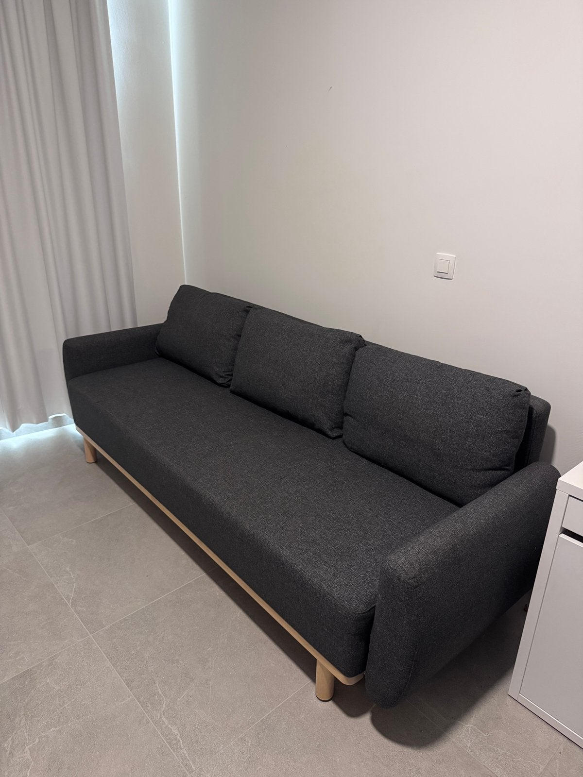 Grunnarp Ikea slaapbank 3zit, Ophalen, Zo goed als nieuw