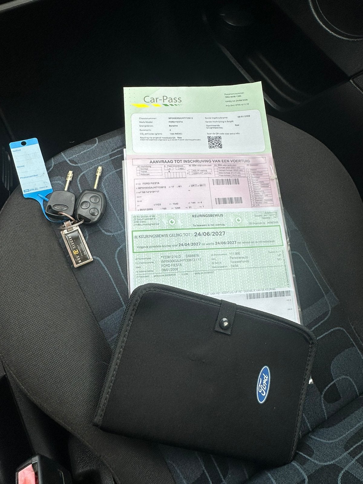 Betrouwbare Ford Fiesta met 1 JAAR GARANTIE – Airco, CarPlay, Auto's, 1299 cc, Stof, 4 cilinders, Bedrijf