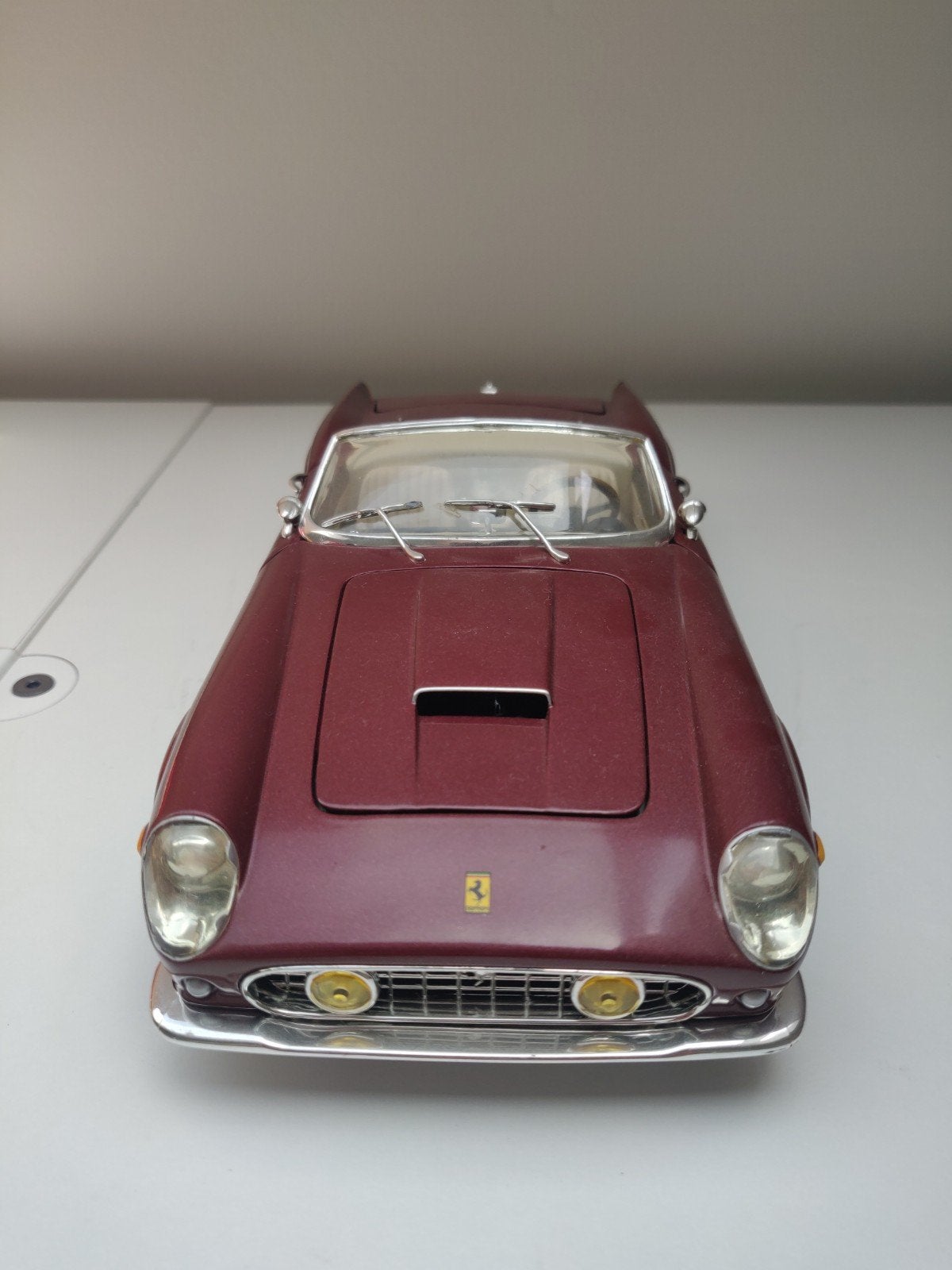 Hot Wheels 1/18 - Ferrari 250 GT Berlinetta Lusso, Ophalen of Verzenden, Zo goed als nieuw, Auto, Hot Wheels