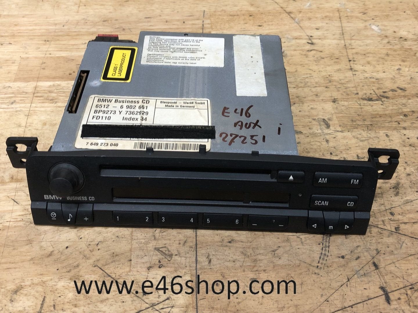 RADIO CD BUSINESS BMW E46, Ophalen of Verzenden, -, -, -