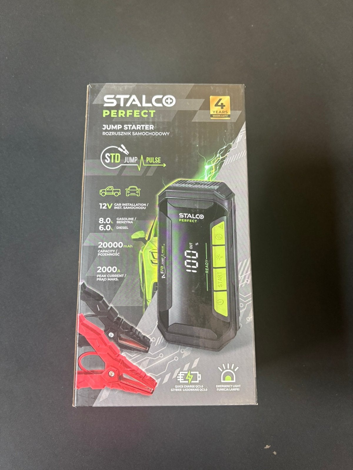Booster/Jump Starter Stalco Perfect 2000amp, Enlèvement, Neuf