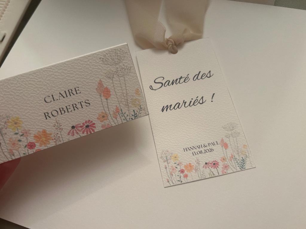 Papier personnalisé pour mariages, anniversaires, Enlèvement, Neuf