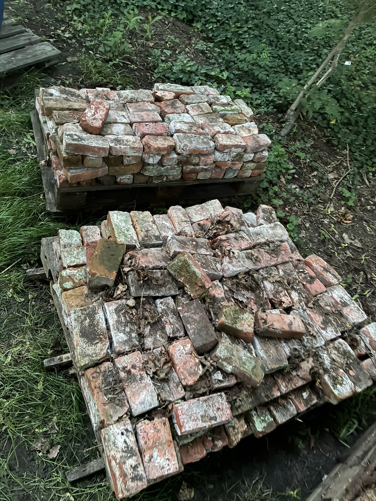 Mix van verschillende oude bakstenen - gevelstenen, Doe-het-zelf en Bouw, Ophalen, Gebruikt, Bakstenen