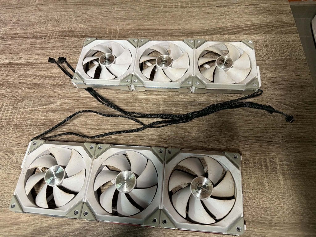 Lian-Li fans 2x 3pack Uni SL 120mm, Computers en Software, Ophalen of Verzenden, Zo goed als nieuw