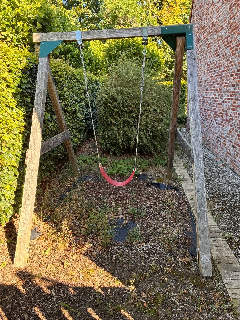 Schommel hout voor 1 kind + Hangmand, Enfants & Bébés, Jouets | Extérieur | Aires de jeux, Utilisé, Balançoire, Enlèvement