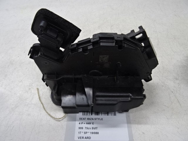 SERRURE DE PORTE ARRIÈRE DROITE Ibiza V (KJB) (5TA839016E), Utilisé, Arrière, Seat