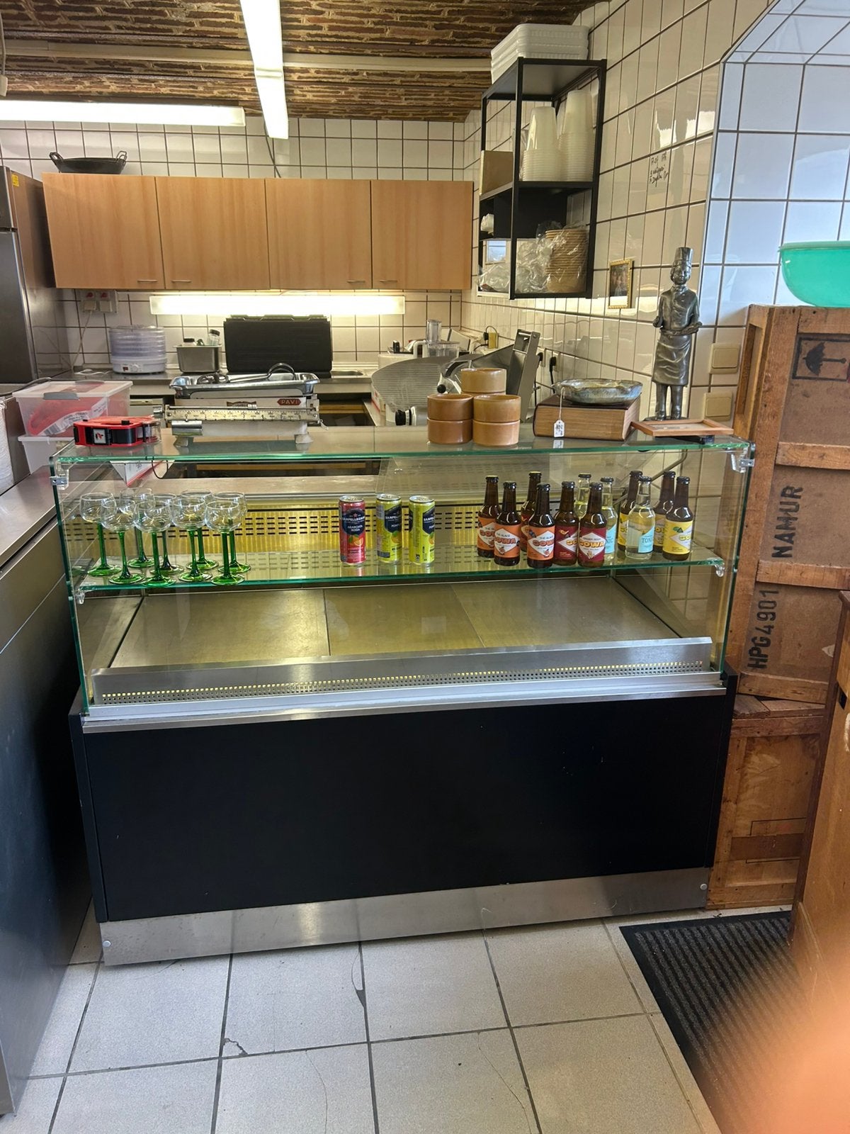 Comptoir frigo 150cm de long, Articles professionnels, Enlèvement, Utilisé, Refroidissement et Congélation