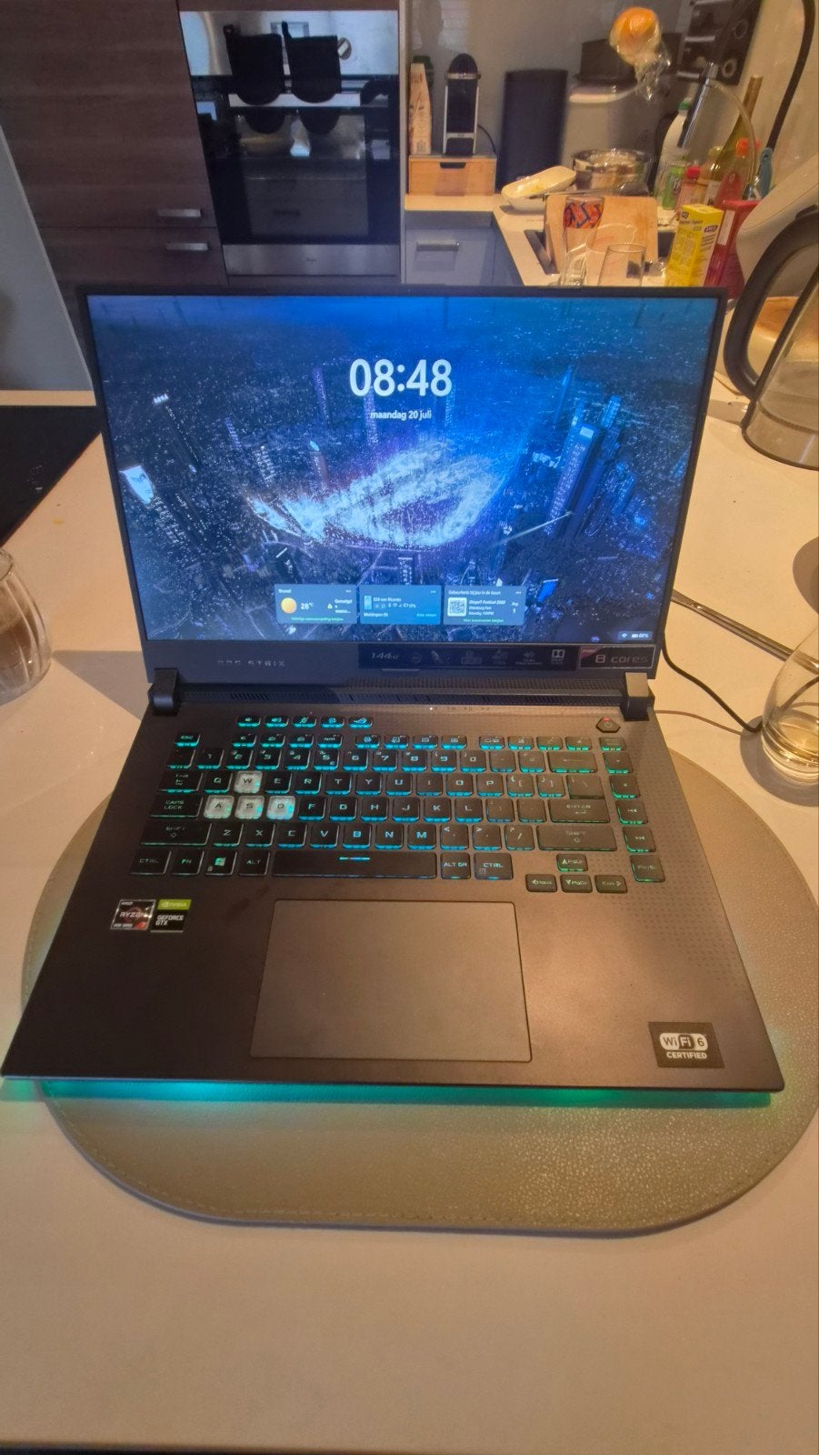 Asus rog strix  g15, Ophalen, 16 GB