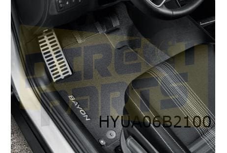 Hyundai Bayon Mattenset velours (4x) tekst "Bayon" Origineel, Neuf, -, -, Hyundai