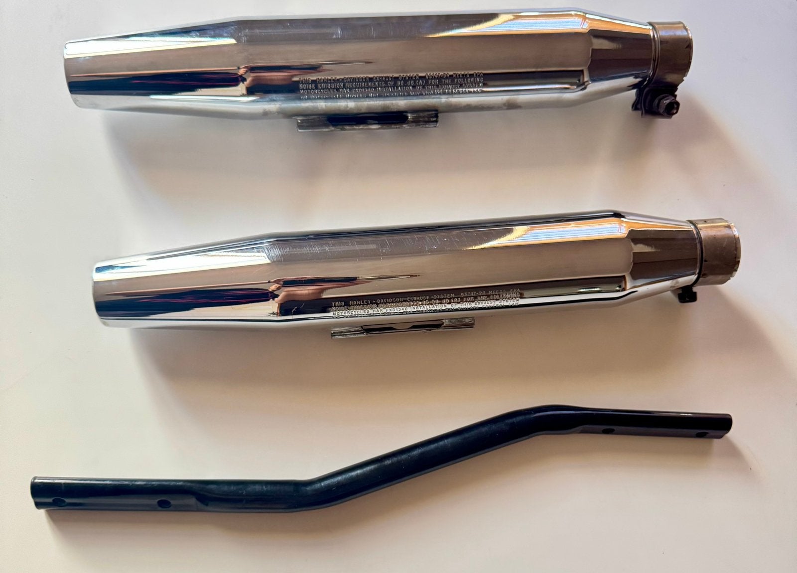 Harley Uitlaten FXD Dyna (OEM 65747-94), Motoren, Onderdelen | Harley-Davidson, Ophalen of Verzenden, Gebruikt