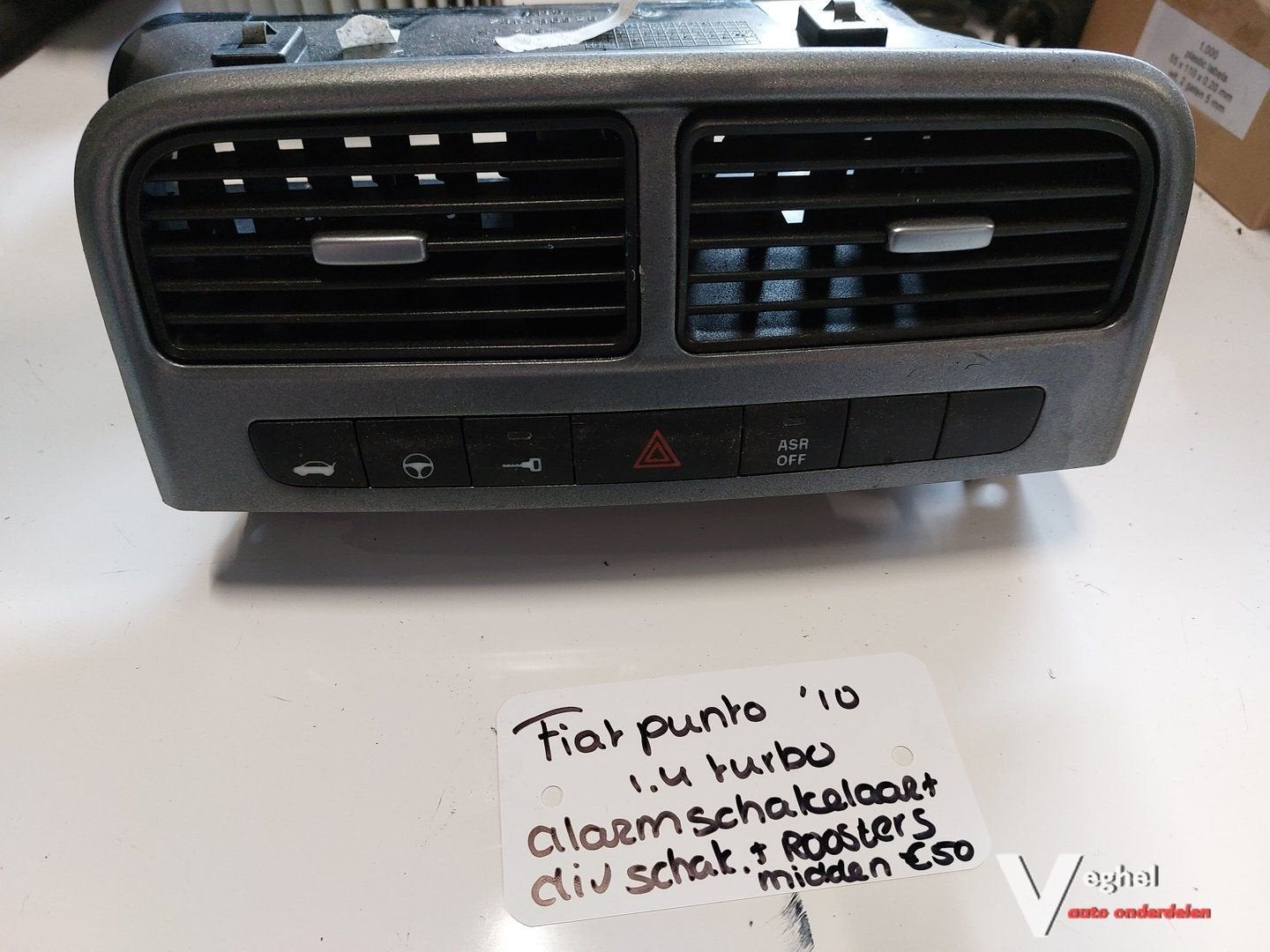Fiat Punto 1.4 turbo alarmlichtschakelaar met diverse schake, Autos : Pièces & Accessoires, -, Utilisé, -, -