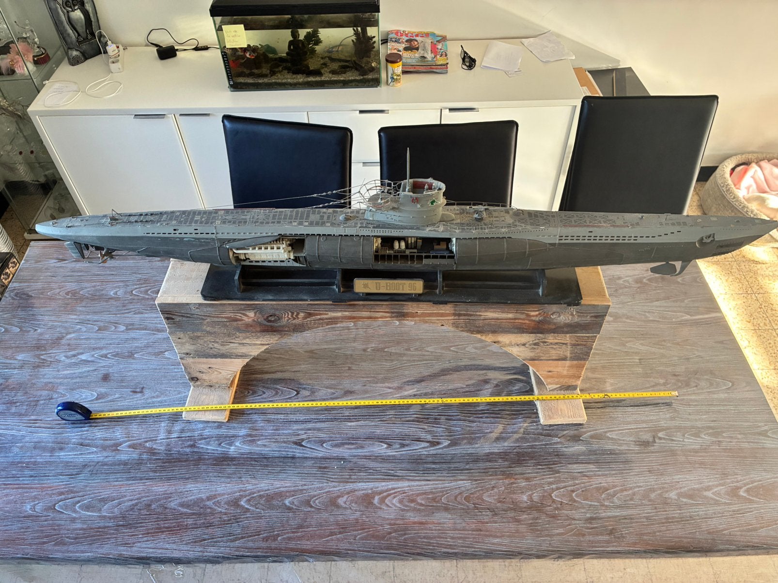 Maquette U-Boot 96 – pièce de collection, Enlèvement, Comme neuf, Modèle réduit
