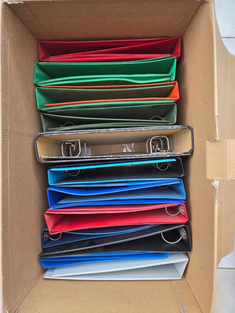 Ringmappen, Ophalen, Gebruikt