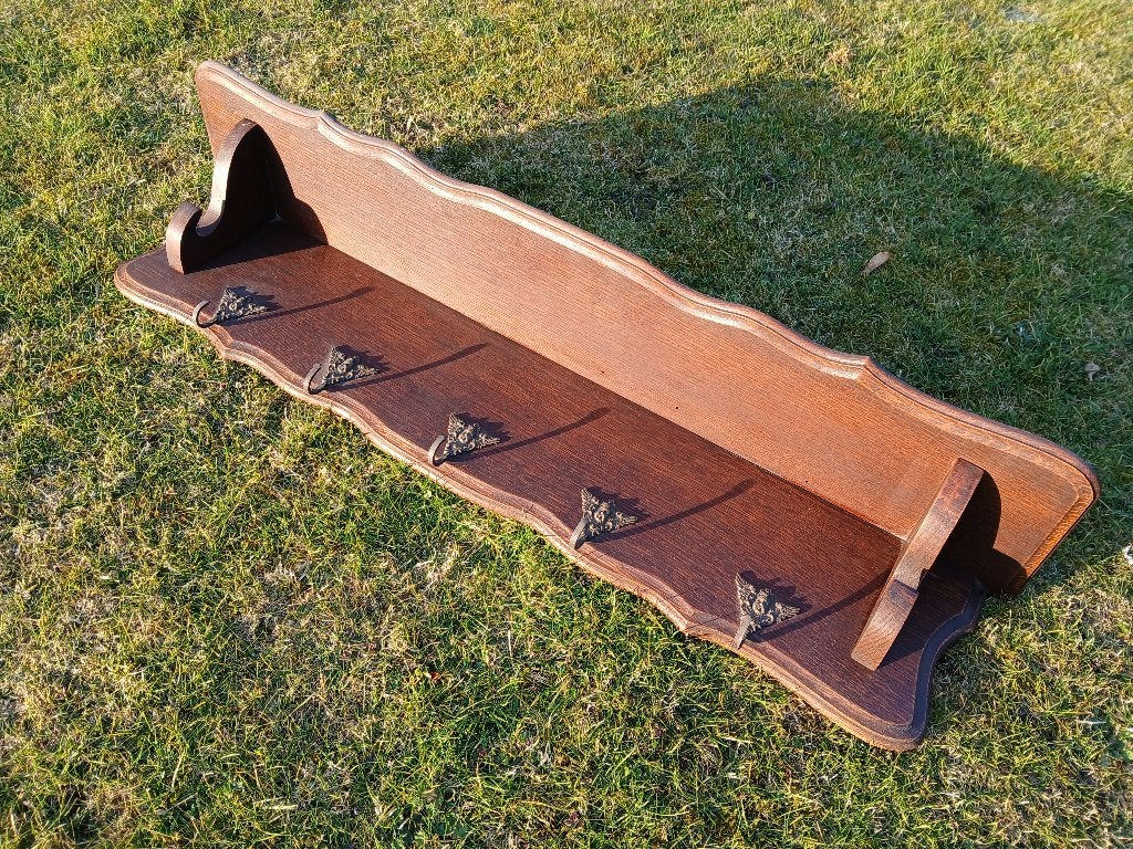 Houten wandkapstok met engeltjes, Huis en Inrichting, Ophalen, Wandkapstok