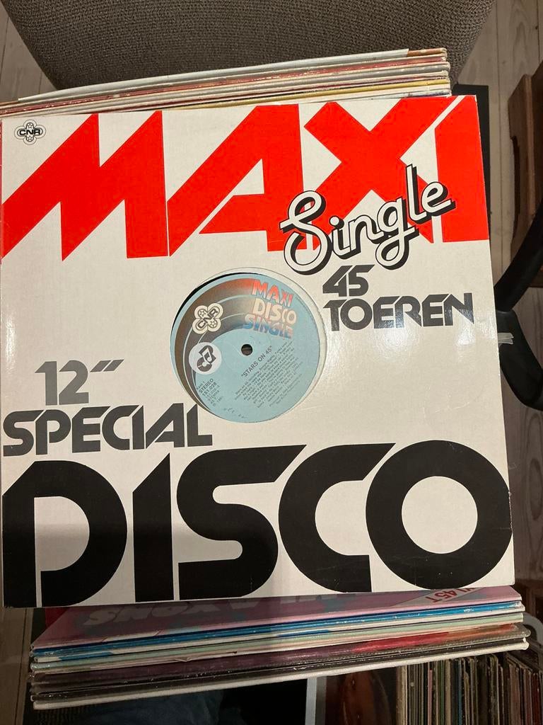 Maxi LP. stars on 45 / stars on 45, Ophalen, Zo goed als nieuw