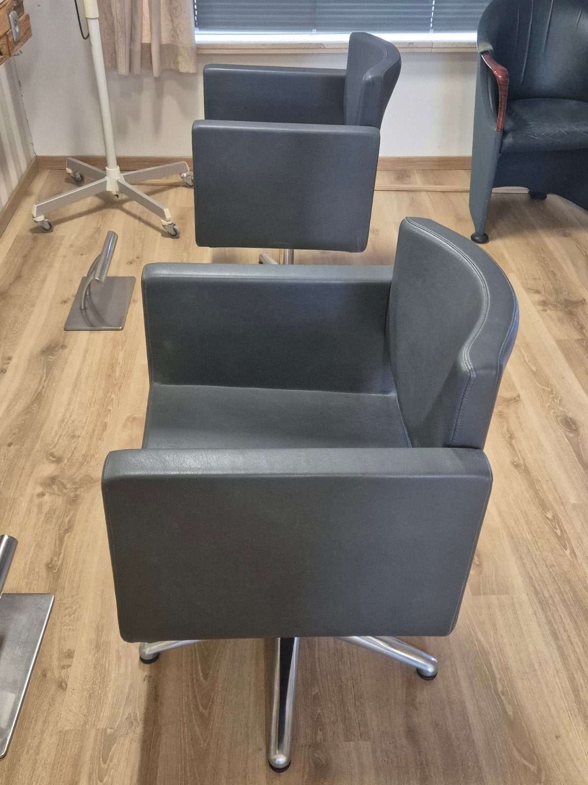 stoelen voor kapsalon, Huis en Inrichting, Tafels | Kaptafels, Ophalen, Zo goed als nieuw, Kunststof