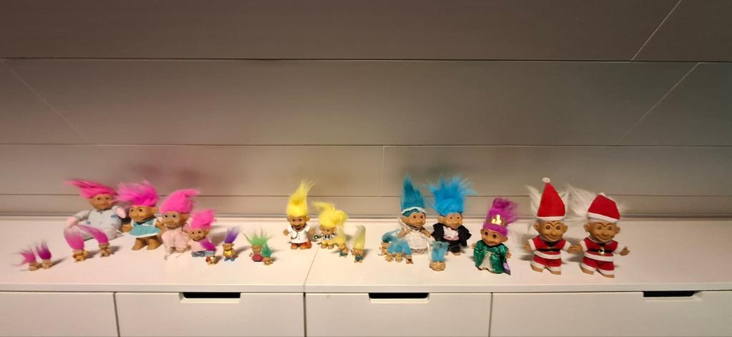 Vintage Trollen, Verzamelen, Poppetjes en Figuurtjes, Ophalen, Gebruikt