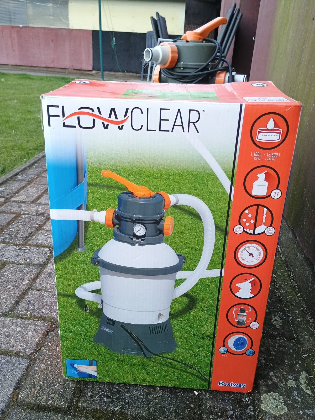 Zwembadpomp flowclear, Ophalen, Zo goed als nieuw, Zwembadpomp