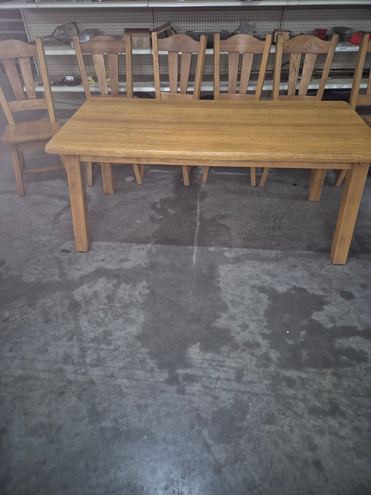 eiken tafel 1.80x84, Ophalen