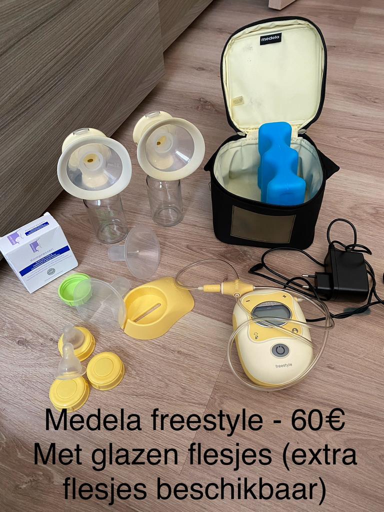 Medela freestyle dubbele kolf, Ophalen, Gebruikt, Borstkolf