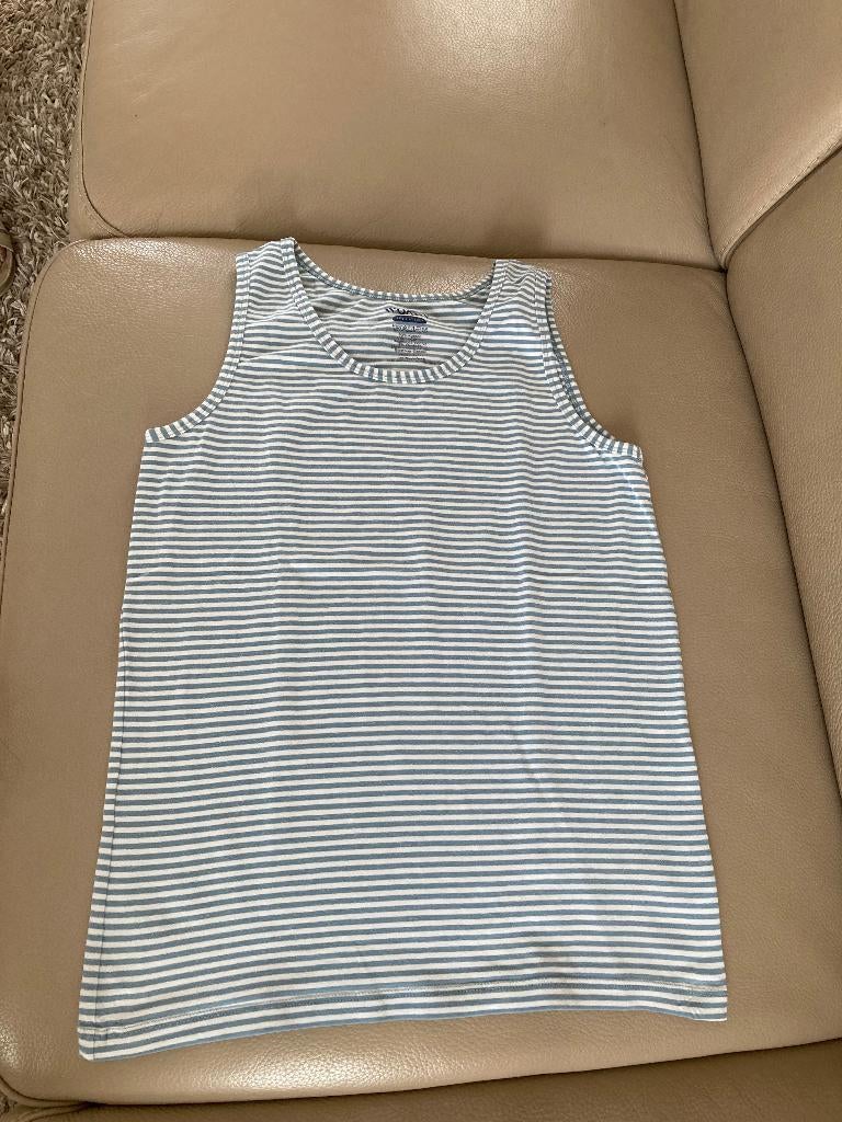 Grijs-wit gestreept onderhemdje zonder mouwen, Woody, 152,12, Kinderen en Baby's, Kinderkleding | Maat 152, Nacht- of Onderkleding