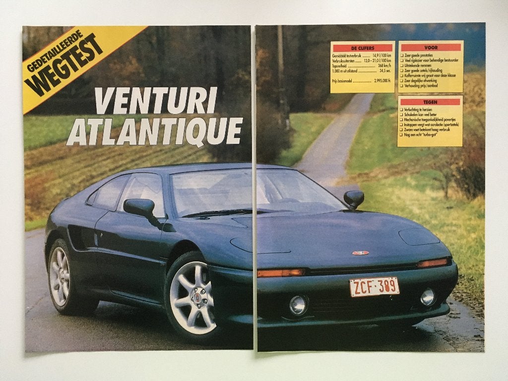 Artikel Venturi 300 Atlantique, Boeken, Ophalen of Verzenden, Zo goed als nieuw, Overige merken