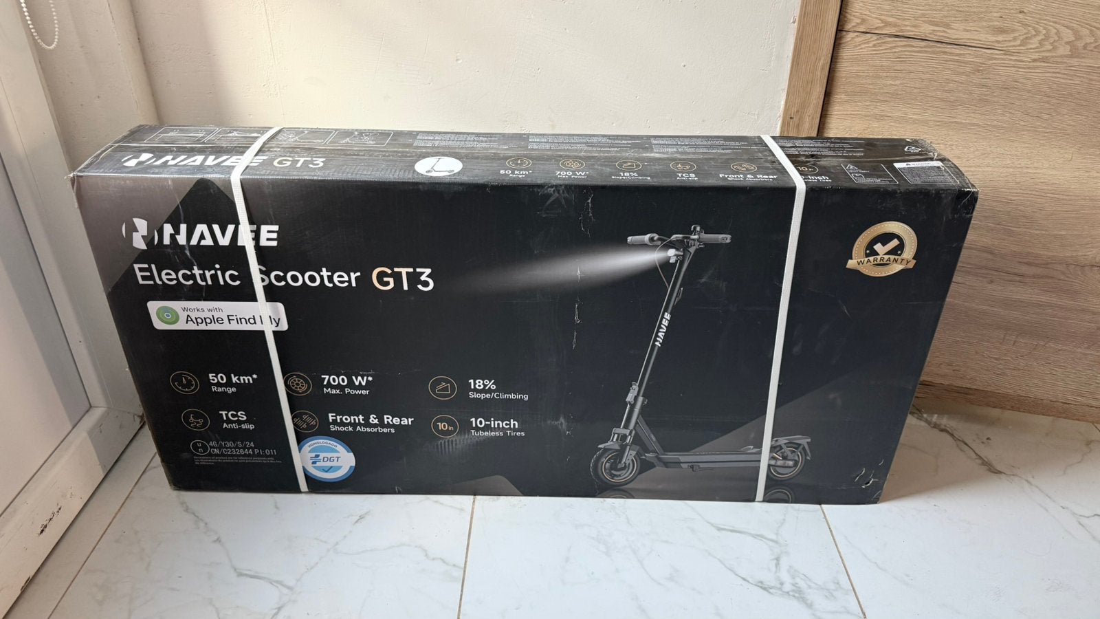 trottinette électrique navee electric scooter gt3, Vélos & Vélomoteurs, Trottinettes, Neuf, Enlèvement