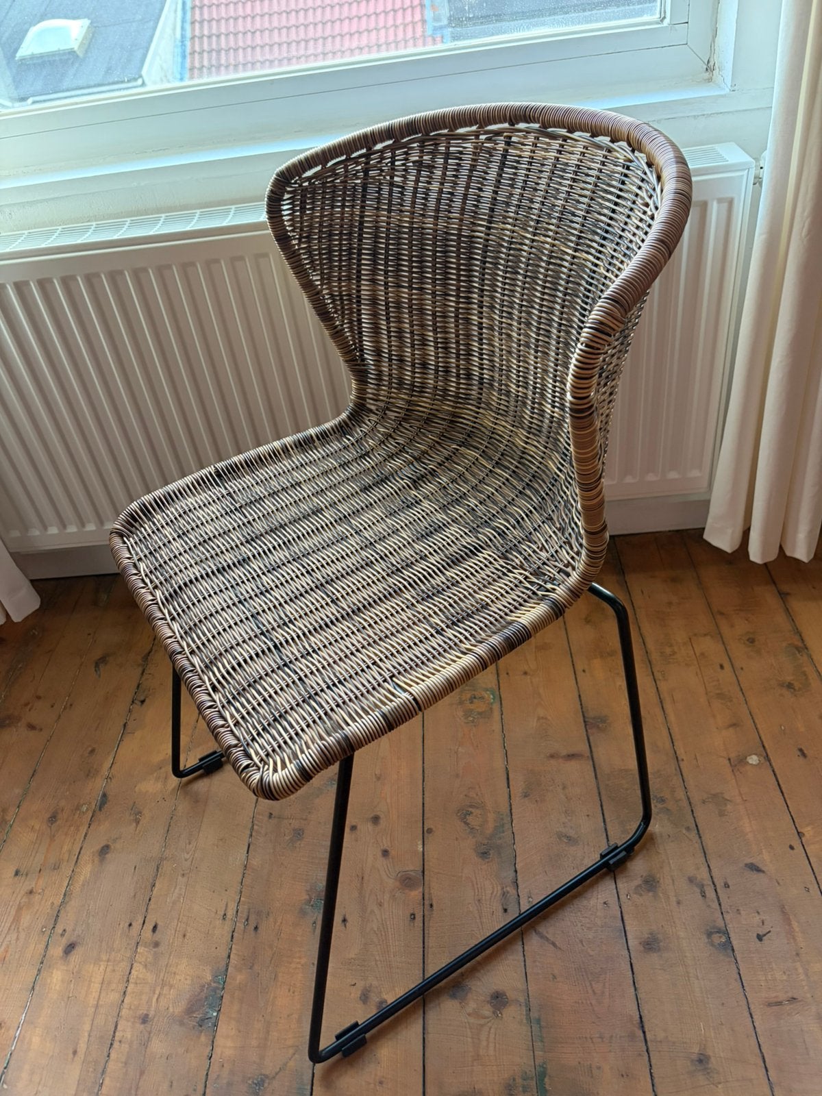 Rotan stoelen Monique Stam, Ophalen, Zo goed als nieuw