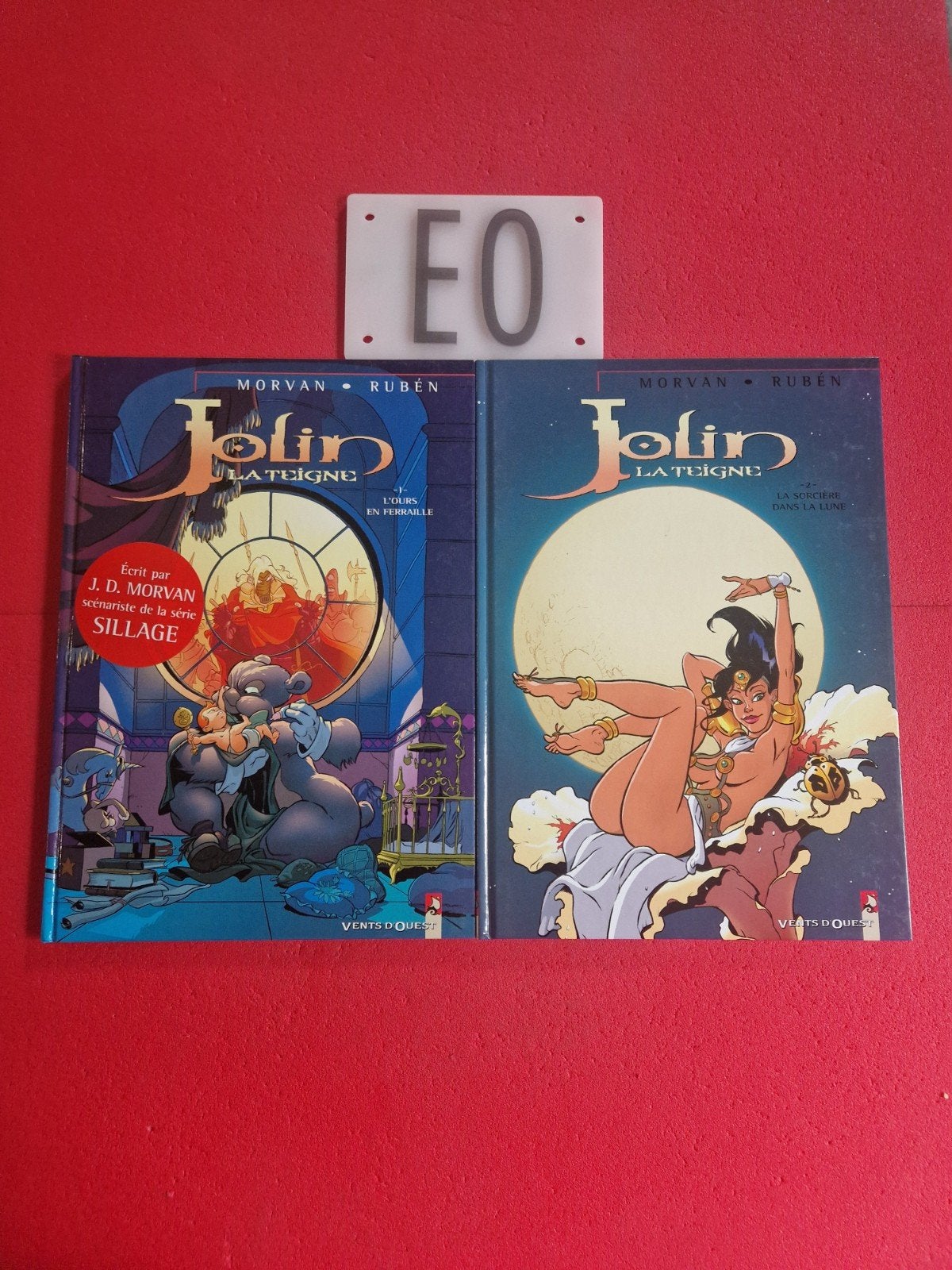 lot de 2 bd jolin la teigne 1 et 2,EO (intégrale de la série, Enlèvement ou Envoi