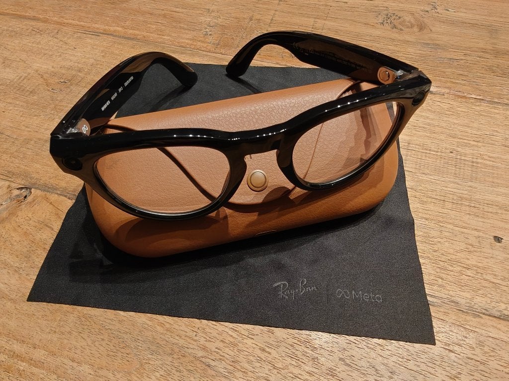 Ray-Ban Meta Headliner (Gen 2), Handtassen en Accessoires, Zonnebril, Zwart, Ophalen of Verzenden, Zo goed als nieuw