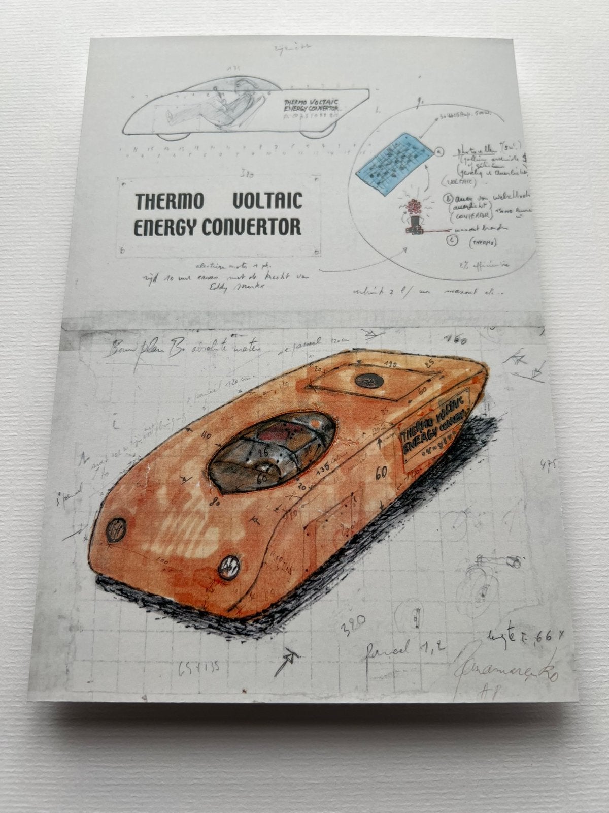 Panamarenko - Thermo Voltaic Energy Convertor, Enlèvement ou Envoi