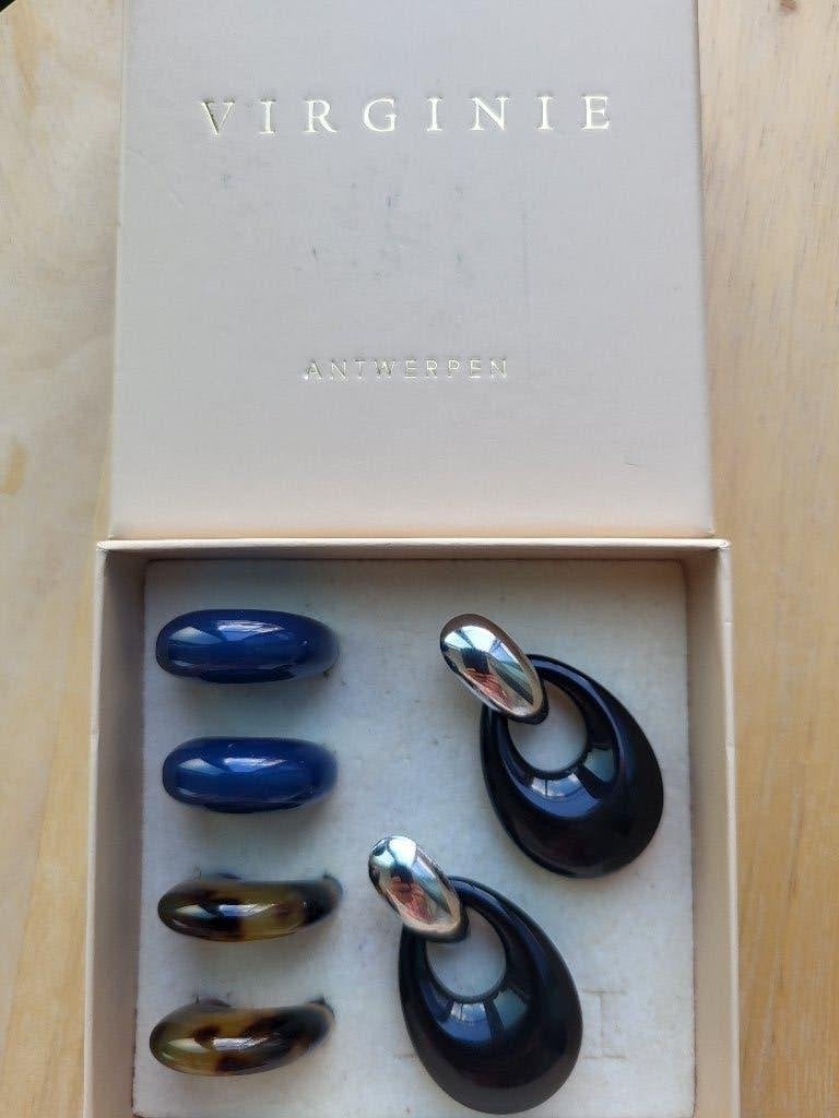 Oorbellen Atelier Louiza Antwerpen Virginie-box, Bijoux, Sacs & Beauté, Boucles d'oreilles, Enlèvement ou Envoi, Autres couleurs