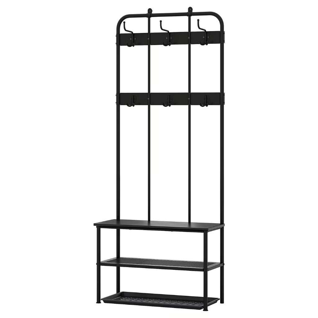 Ikea NIPÅSEN / BAGGMUCK schoenenrek en kapstok, Ophalen, Zo goed als nieuw