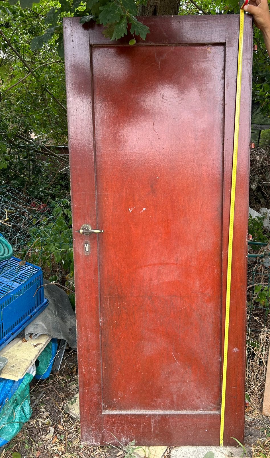 Porte meranti bon etat, Bricolage & Construction, Moins de 200 cm, Comme neuf, Enlèvement, Moins de 80 cm