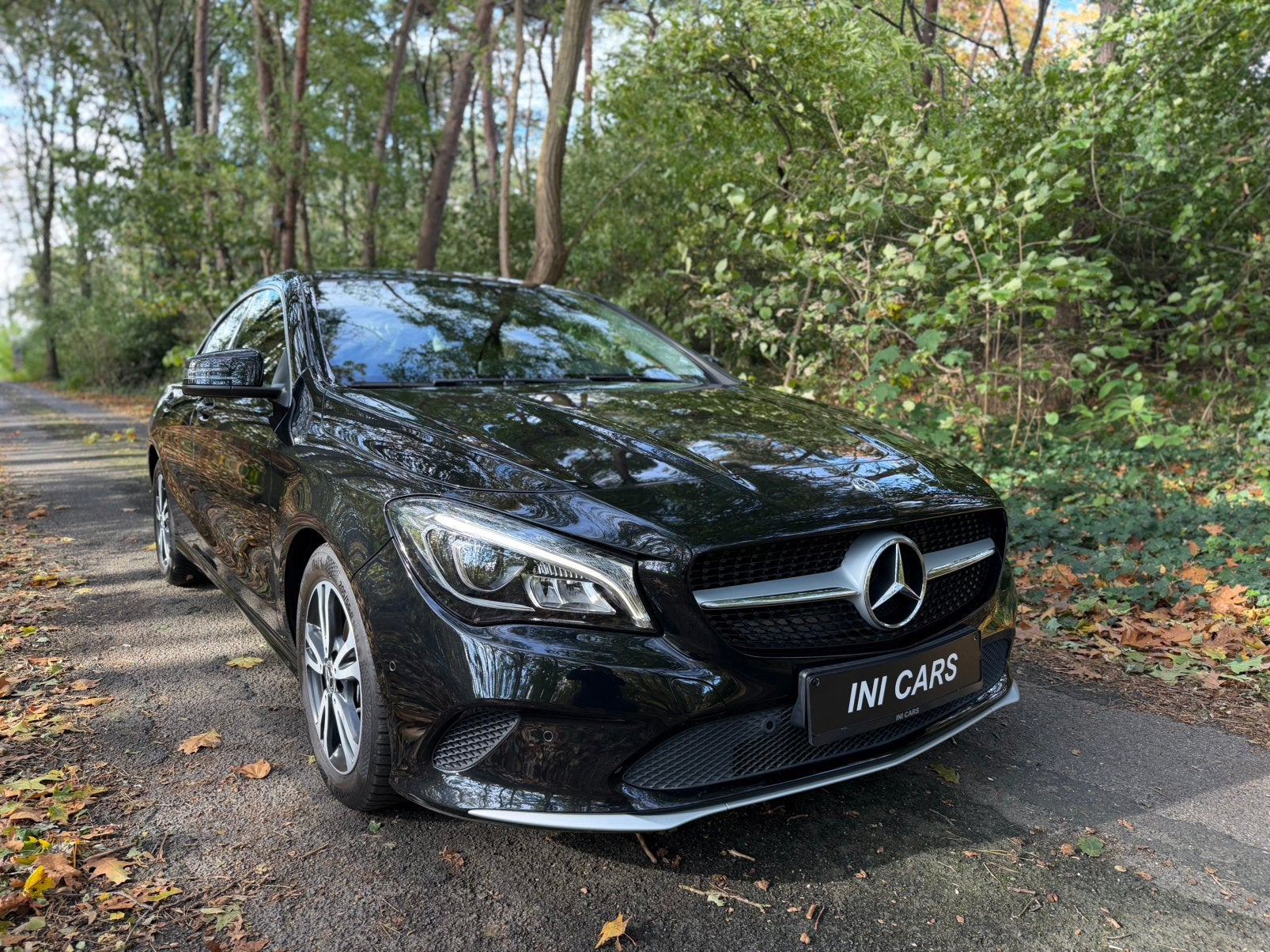 Mercedes Cla180 Benzine Automaat, Auto's, CLA, 4 cilinders, Leder en Stof, Zwart