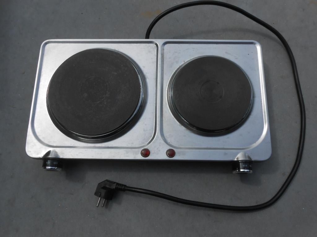 elektrische kookplaat 2 platen merk Quigg 2500 Watt 47x27xH6, Elektronische apparatuur, Strijkijzers en Strijkplanken, Ophalen of Verzenden
