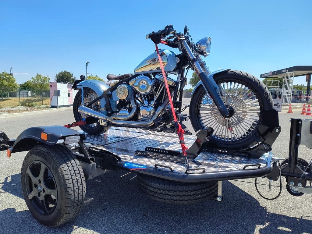 Motor,scooter,bromfietsen,quads,trikes aanhanger te huur, Ophalen, Nieuw