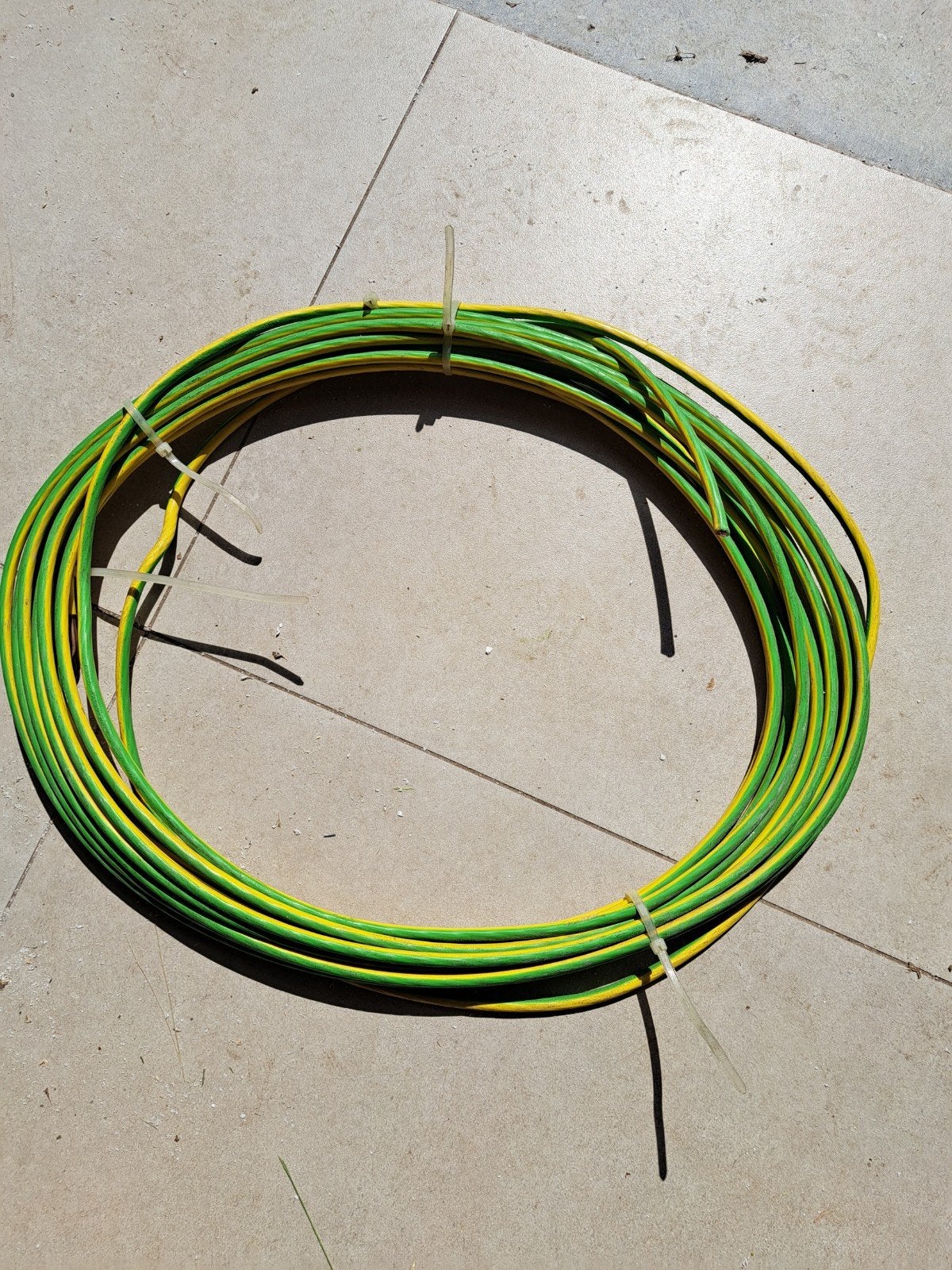 15 m vob geel groen 16mm2, Watersport en Boten, Ophalen