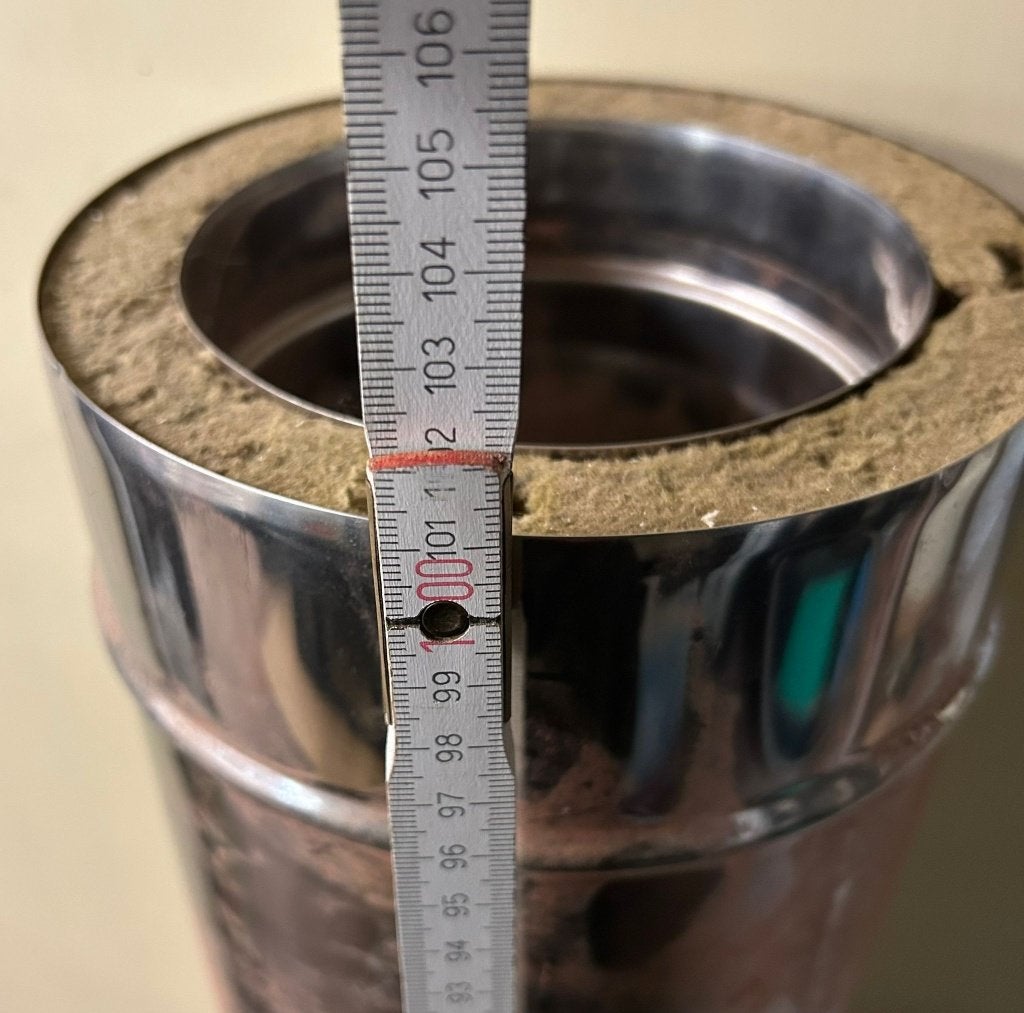 Tubage 2*1M    -  Tube Cheminée double parroie, Neuf, 80 mm ou plus, 2 à 4 mètres, Aluminium