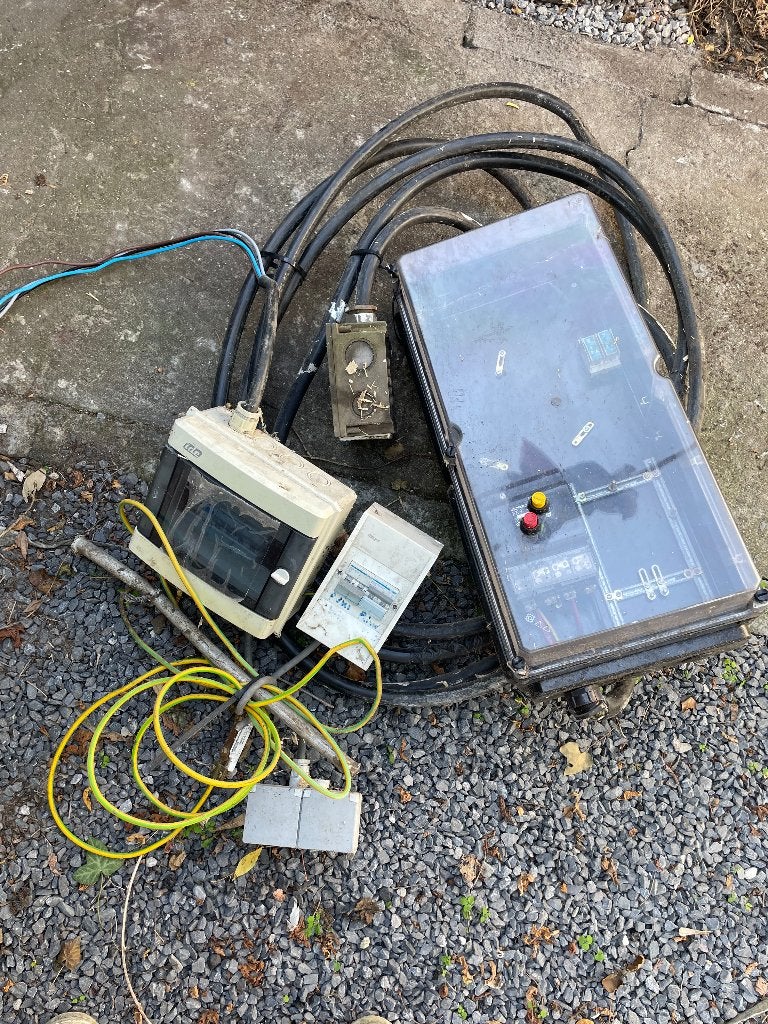 Coffret de chantier, Bricolage & Construction, Enlèvement, Utilisé, Tableau électrique