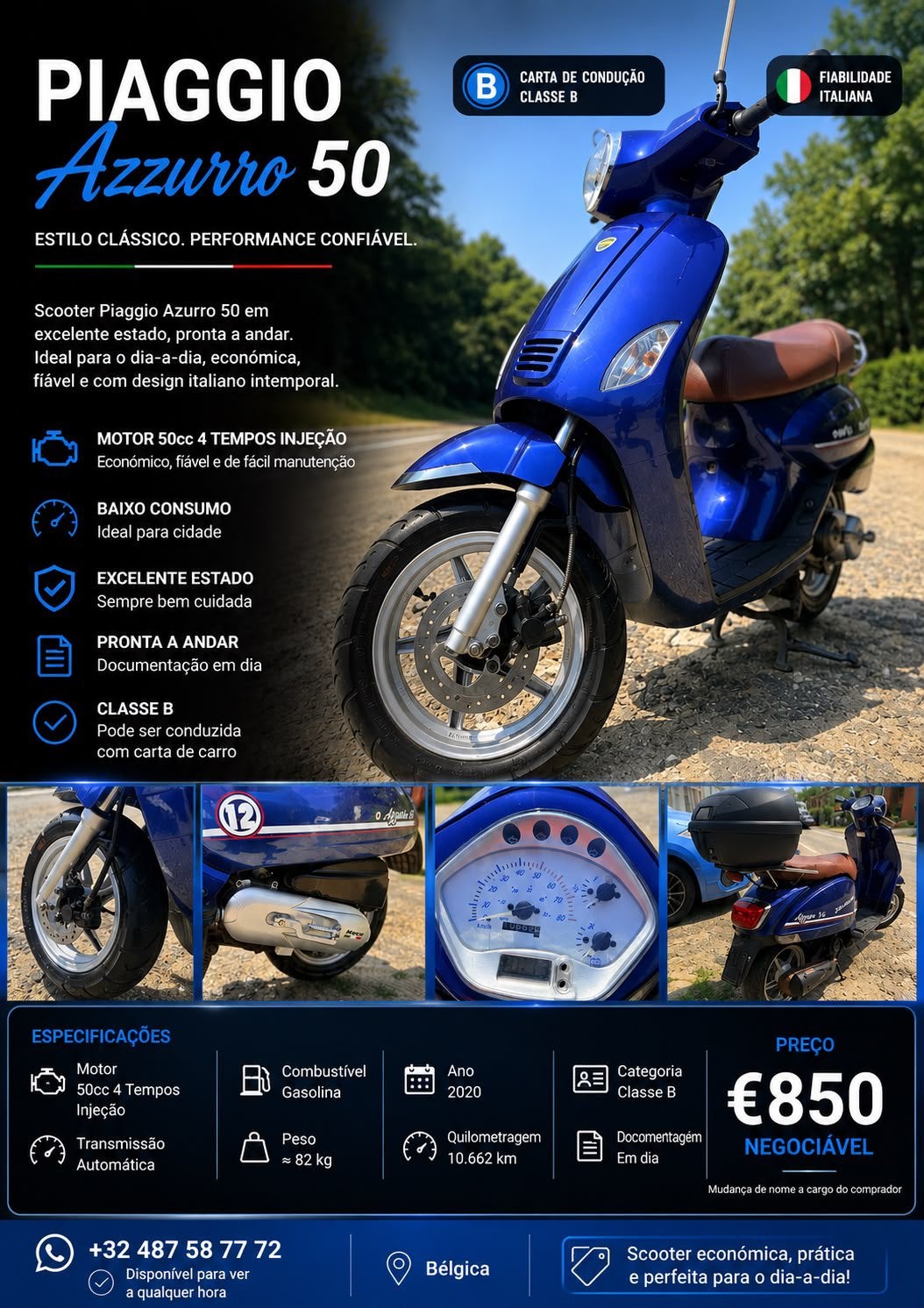 scooter te koop, Ophalen, Zo goed als nieuw