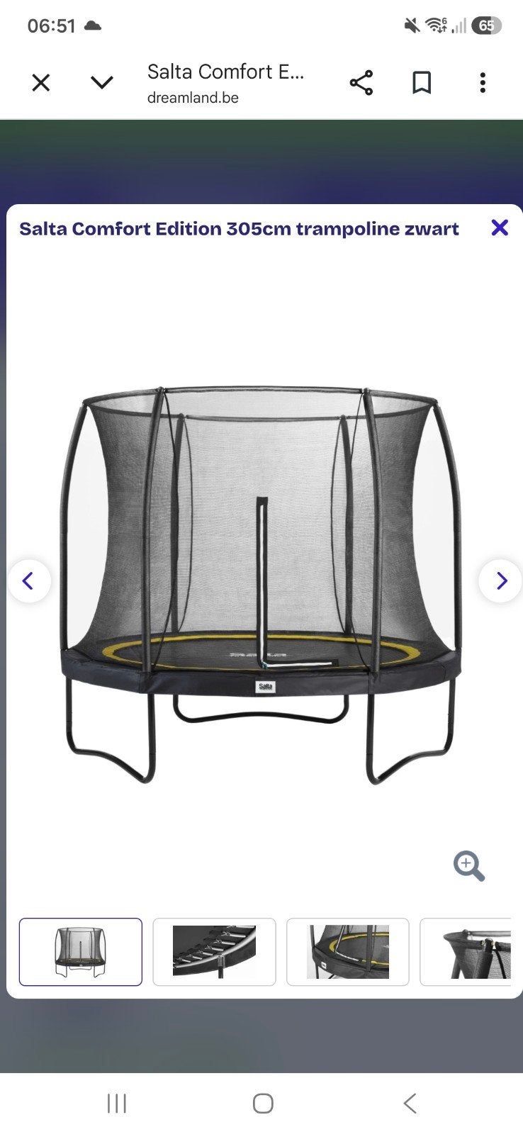 Trampoline Salta 305 cm, Ophalen