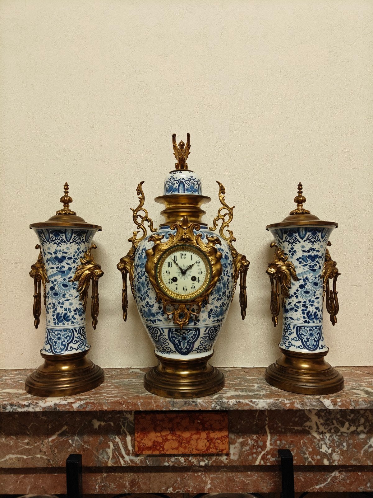 schouwgarnituur, Antiek en Kunst, Ophalen