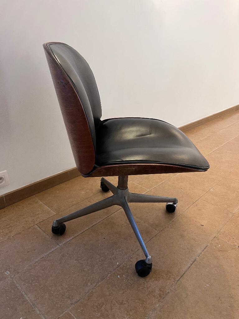 Chaise MIM Design italien années 60 — Occasion, Enlèvement, Utilisé, Noir, Une