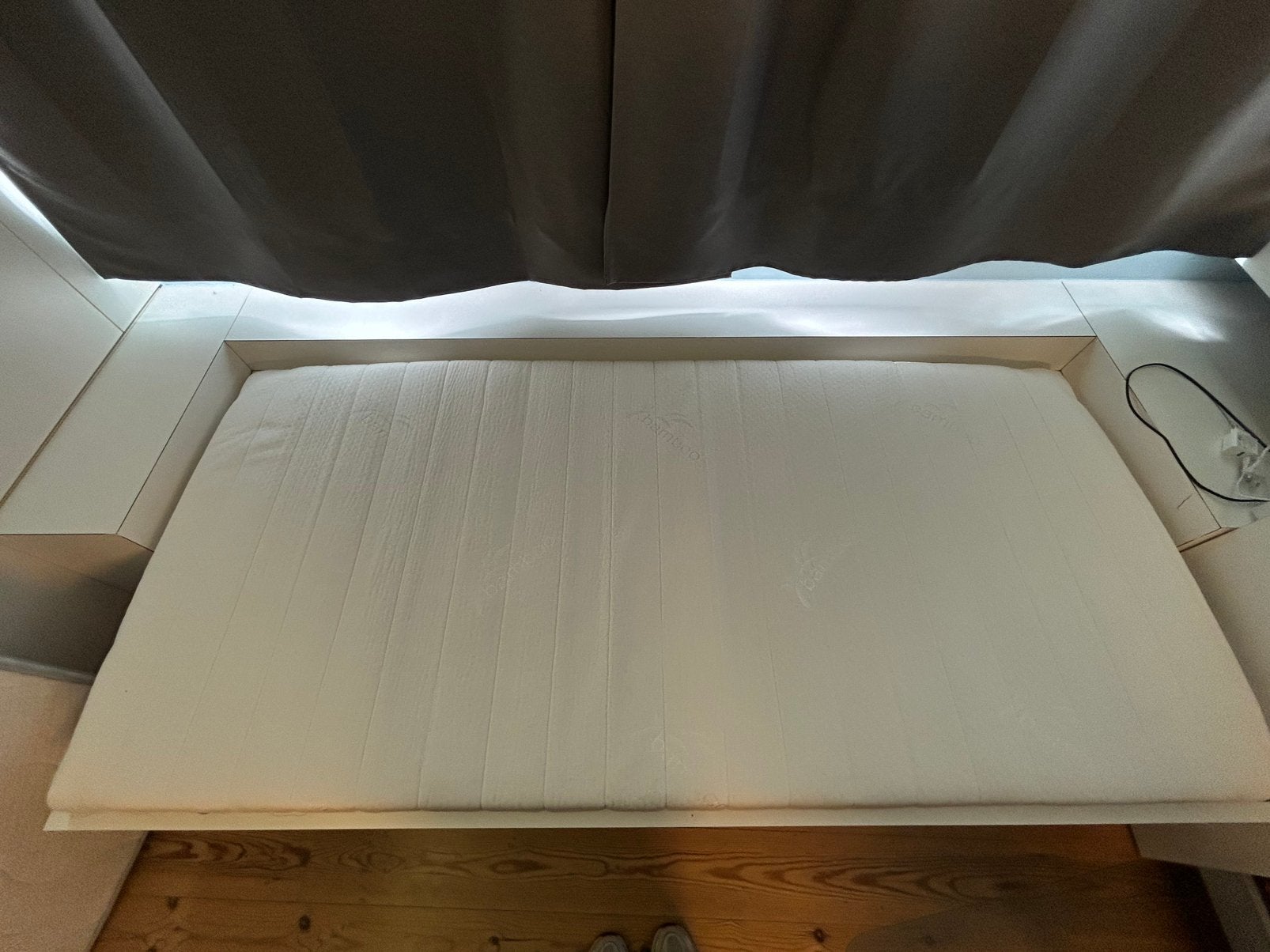 Eenpersoonsmatras plus topper, Ophalen, Gebruikt, 90 cm, Eenpersoons