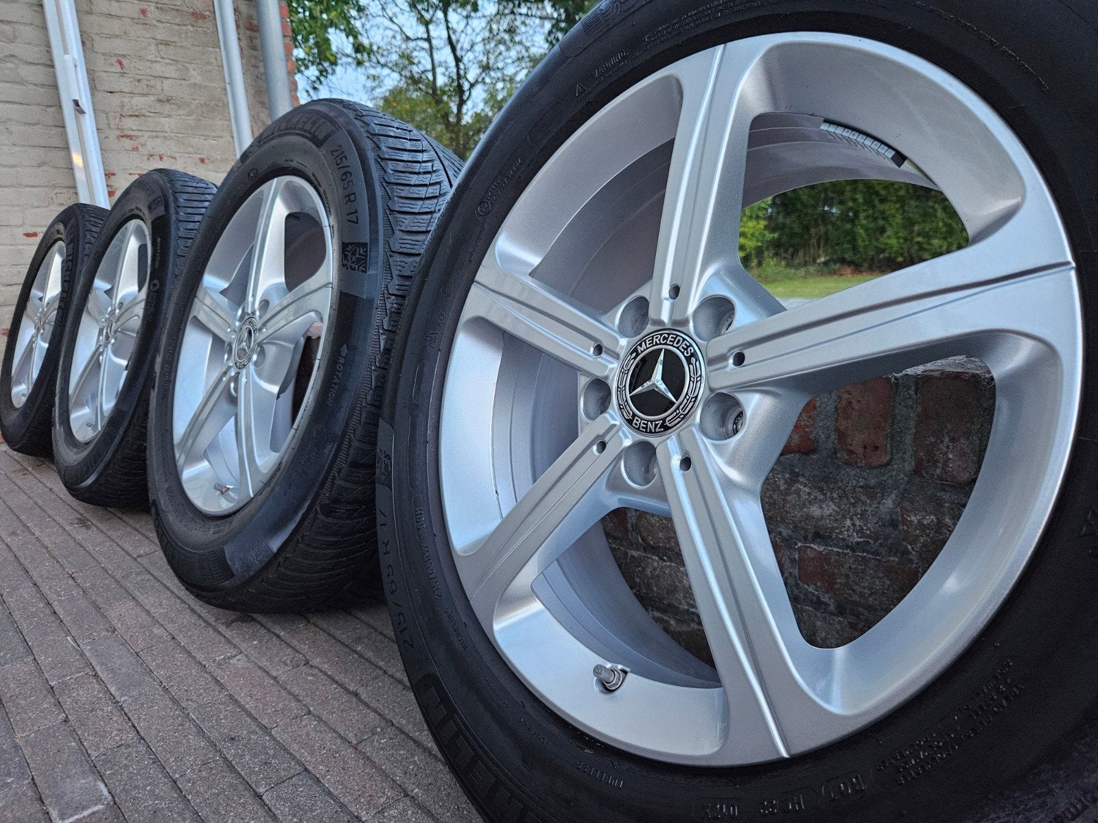 17" Mercedes GLA H247 GLB X247 kit hiver 6,5mm Michelin TOP, Pneus et Jantes, Enlèvement ou Envoi, 17 pouces, Utilisé