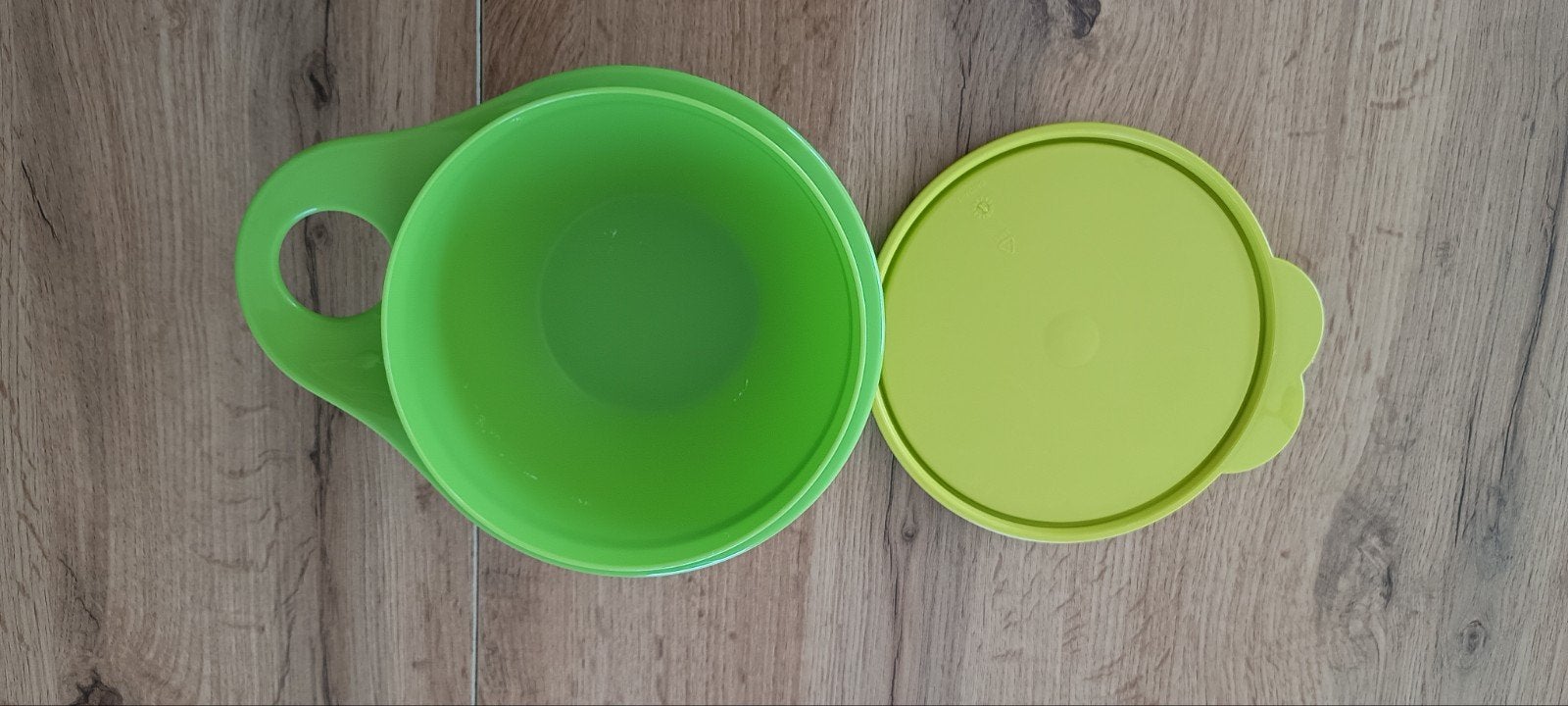 Tupperware pot 600 ml, Ophalen