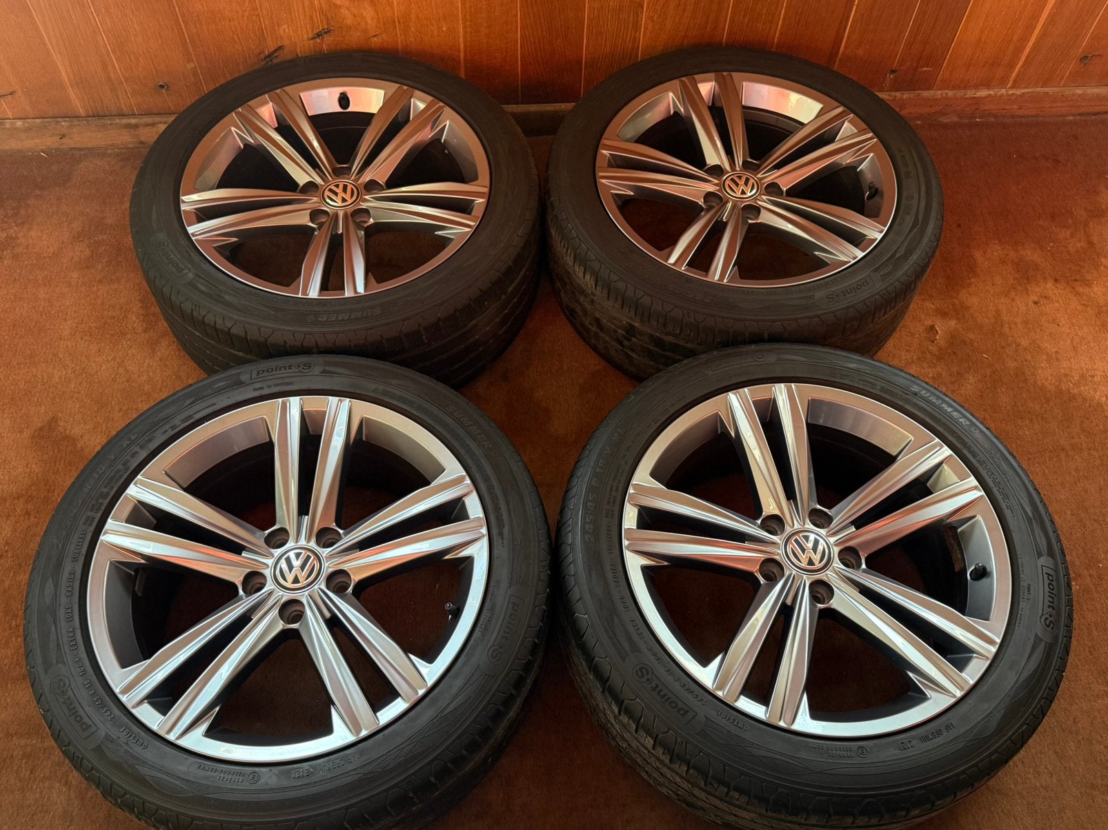 Jantes VW R-line 18 d’origine Sebring, Enlèvement, 18 pouces, Pneu(s)
