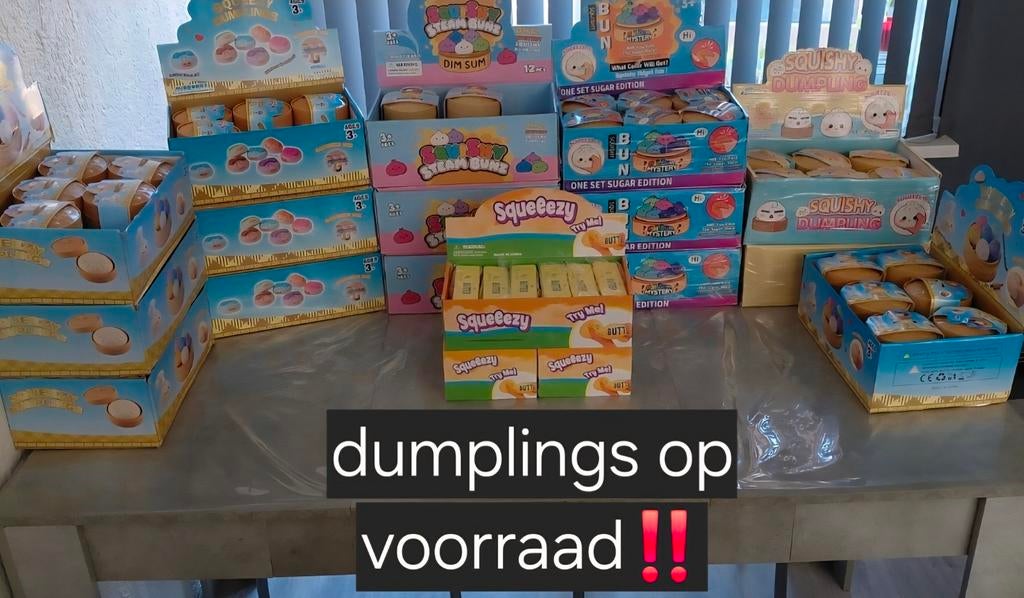 Dumpling displays  regenboog, dimsum, met strik. Tiktok RAGE, Kinderen en Baby's, Ophalen, Nieuw, Overige typen